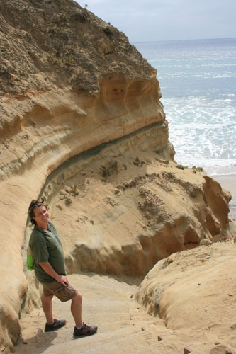 Anita On the Cliffs of Torrey Pines