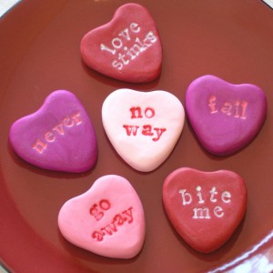 Anti-Valentine's Day candies